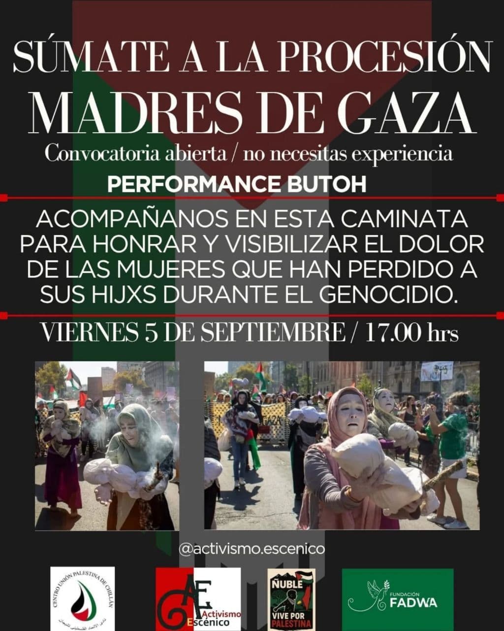 SÚMATE A LA PROCESIÓN MADRES DE GAZA
