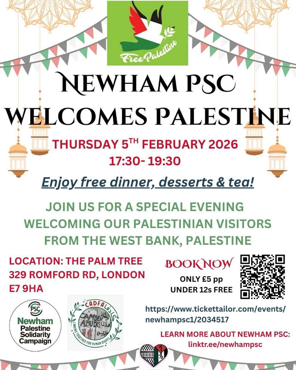 NEWHAM PSC WELCOMES PALESTINE