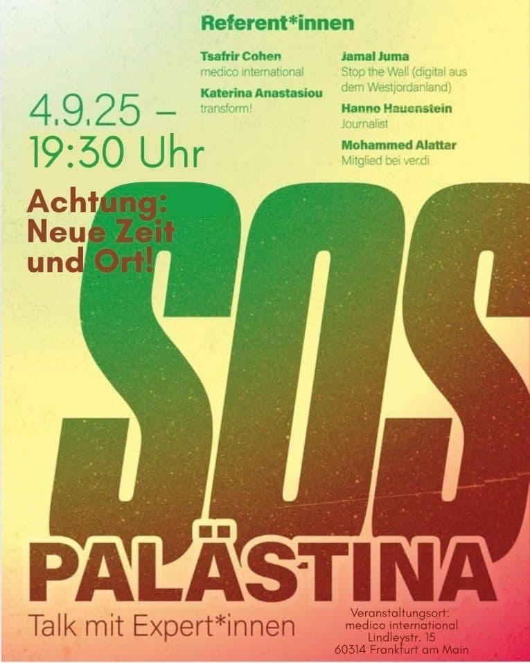 SOS PALÄSTINA