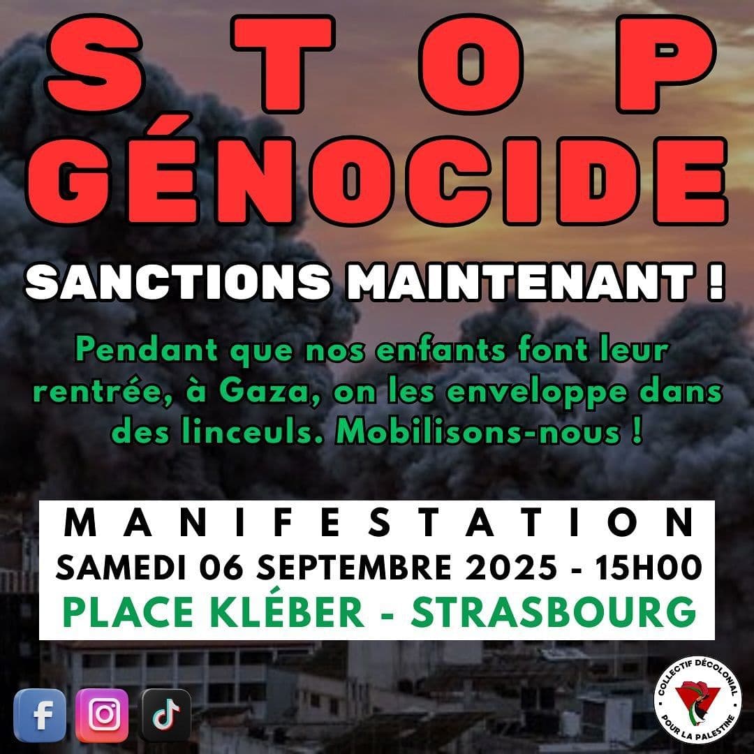 STOP GÉNOCIDE SANCTIONS MAINTENANT!