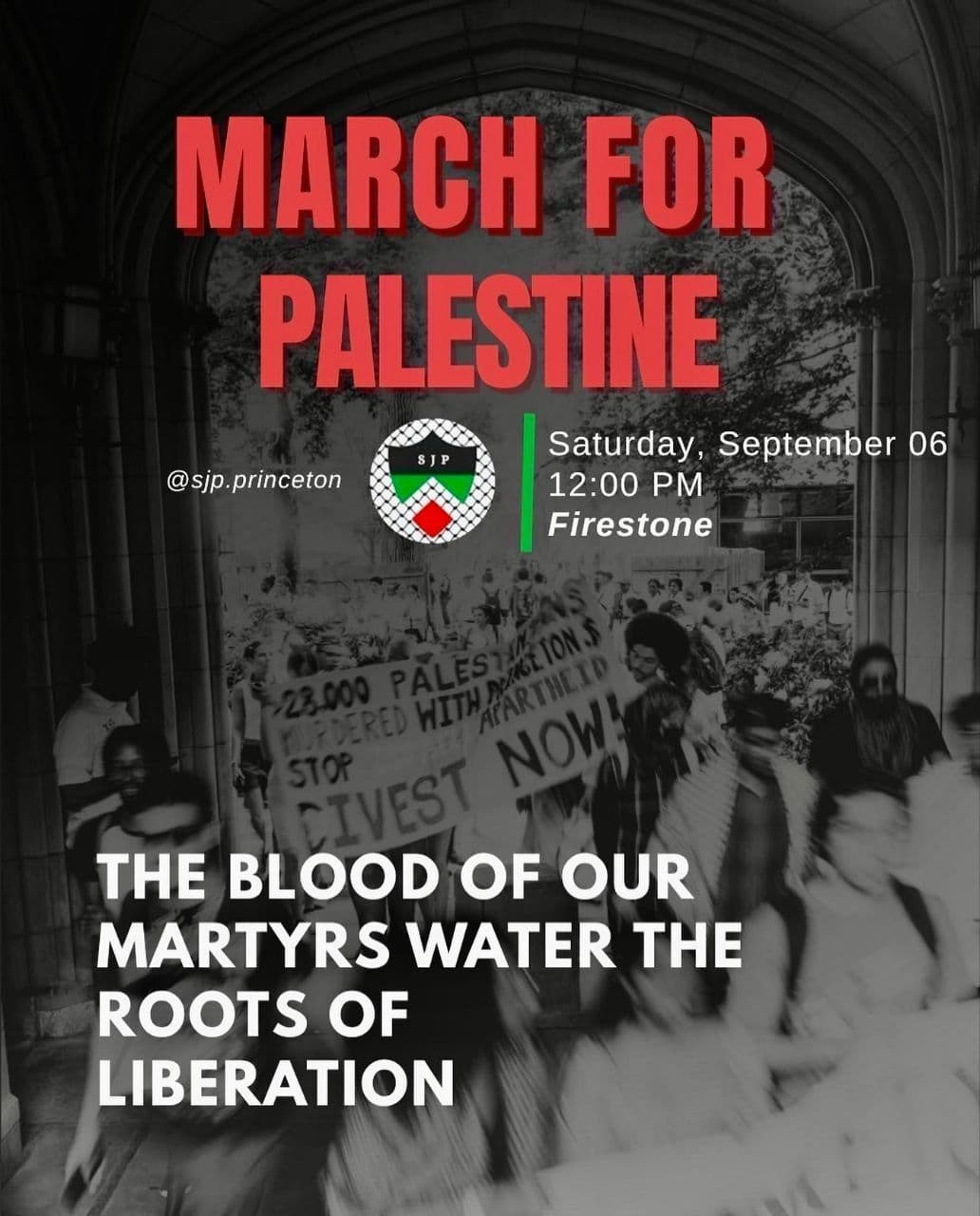 MARCH FOR PALESTINE