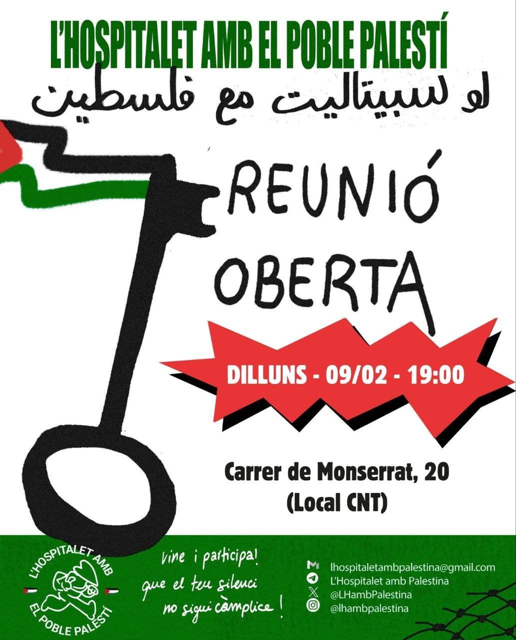 LHOSPITALET AMB EL POBLE PALESTÍ