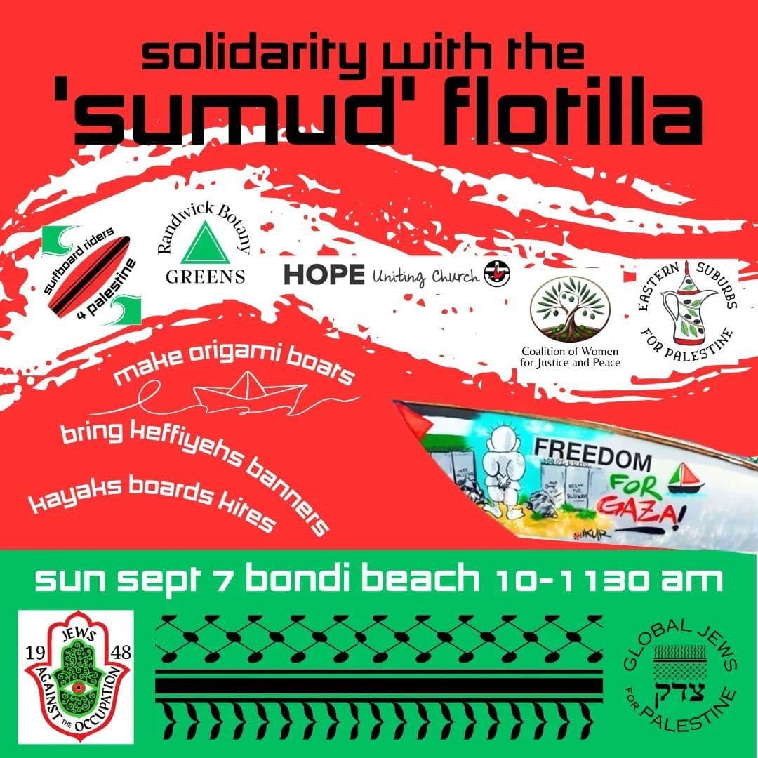 solidarity with the 'sumud" florilla
