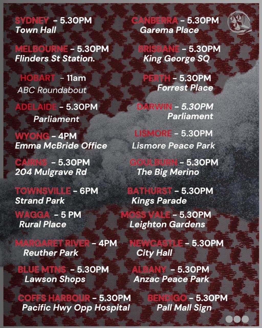 NO WELCOME FOR HERZOG / CAIRNS