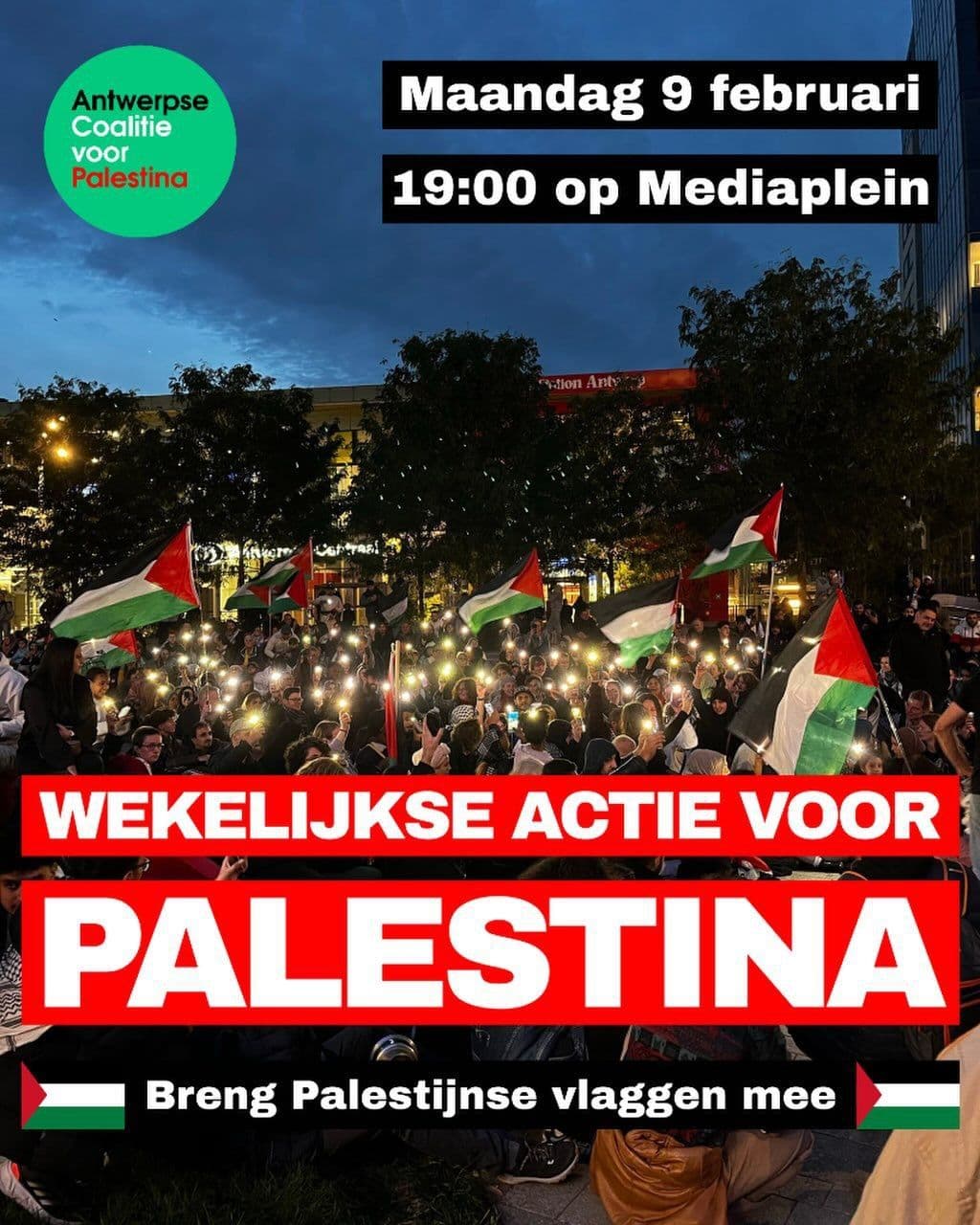 WEKELIJKSE ACTIE VOOR PALESTINA