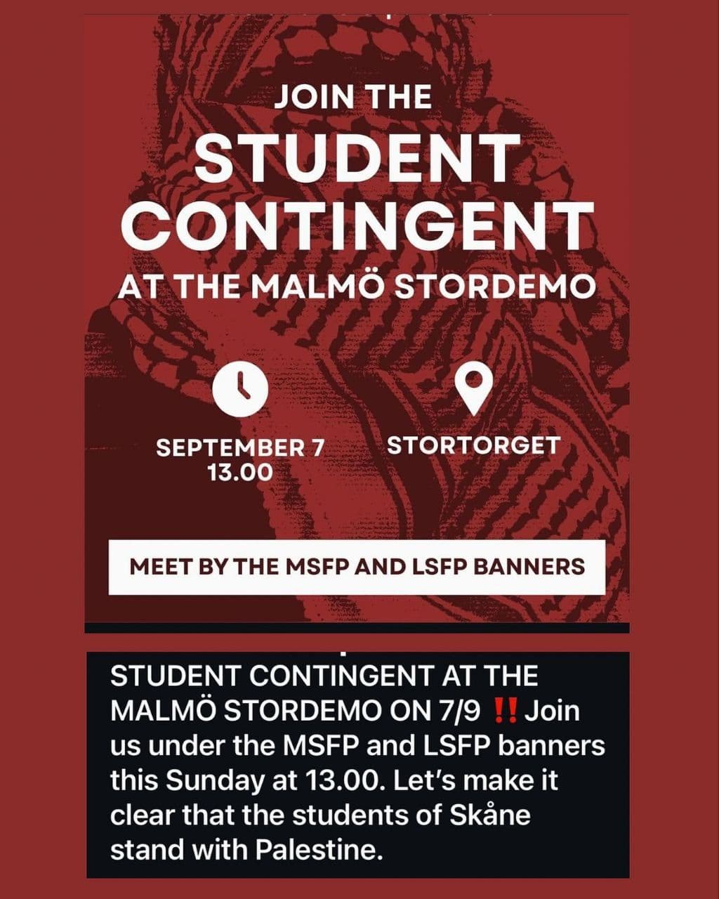 JOIN THE STUDENT CONTINGENT