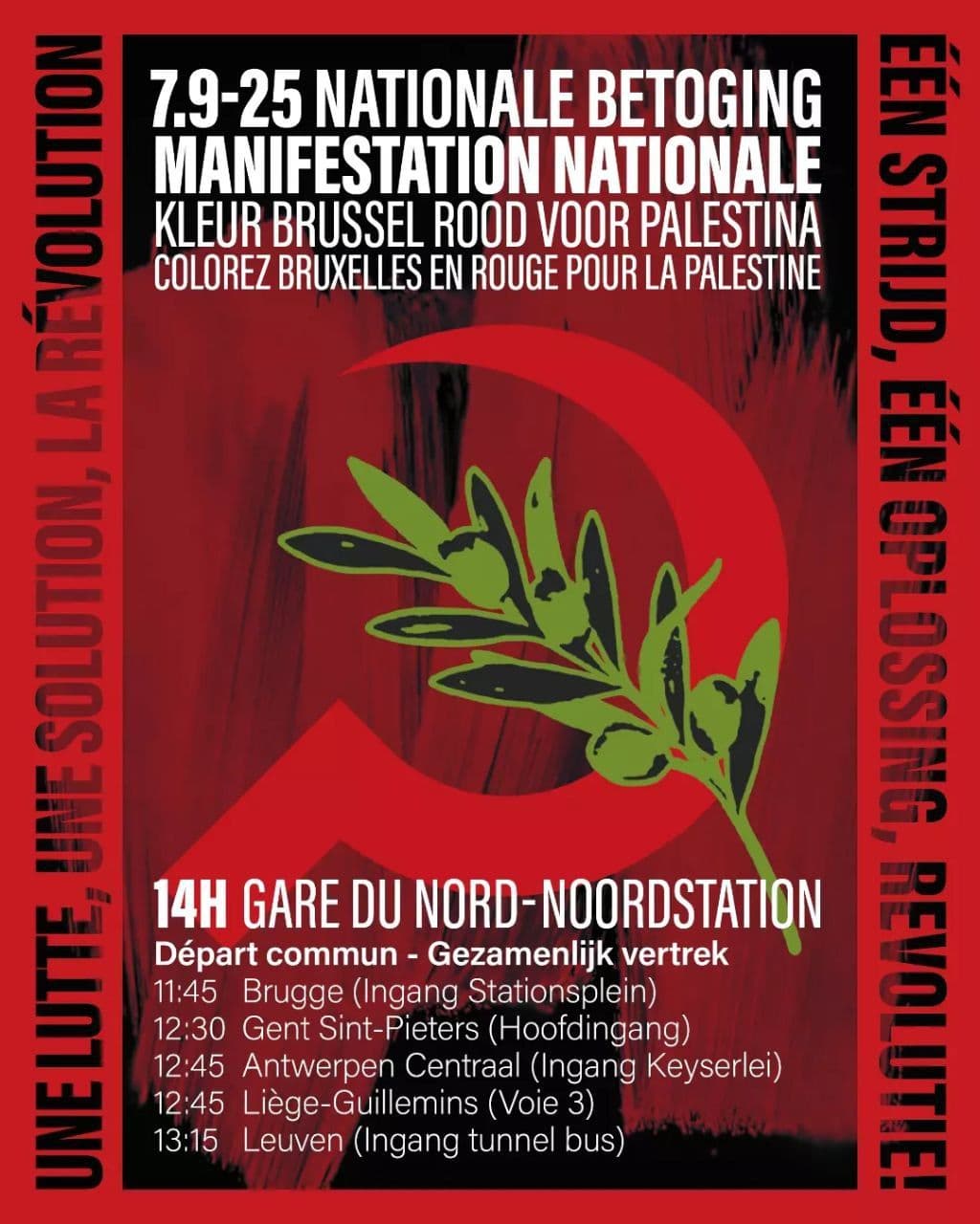 MANIFESTATION NATIONALE (Gent)