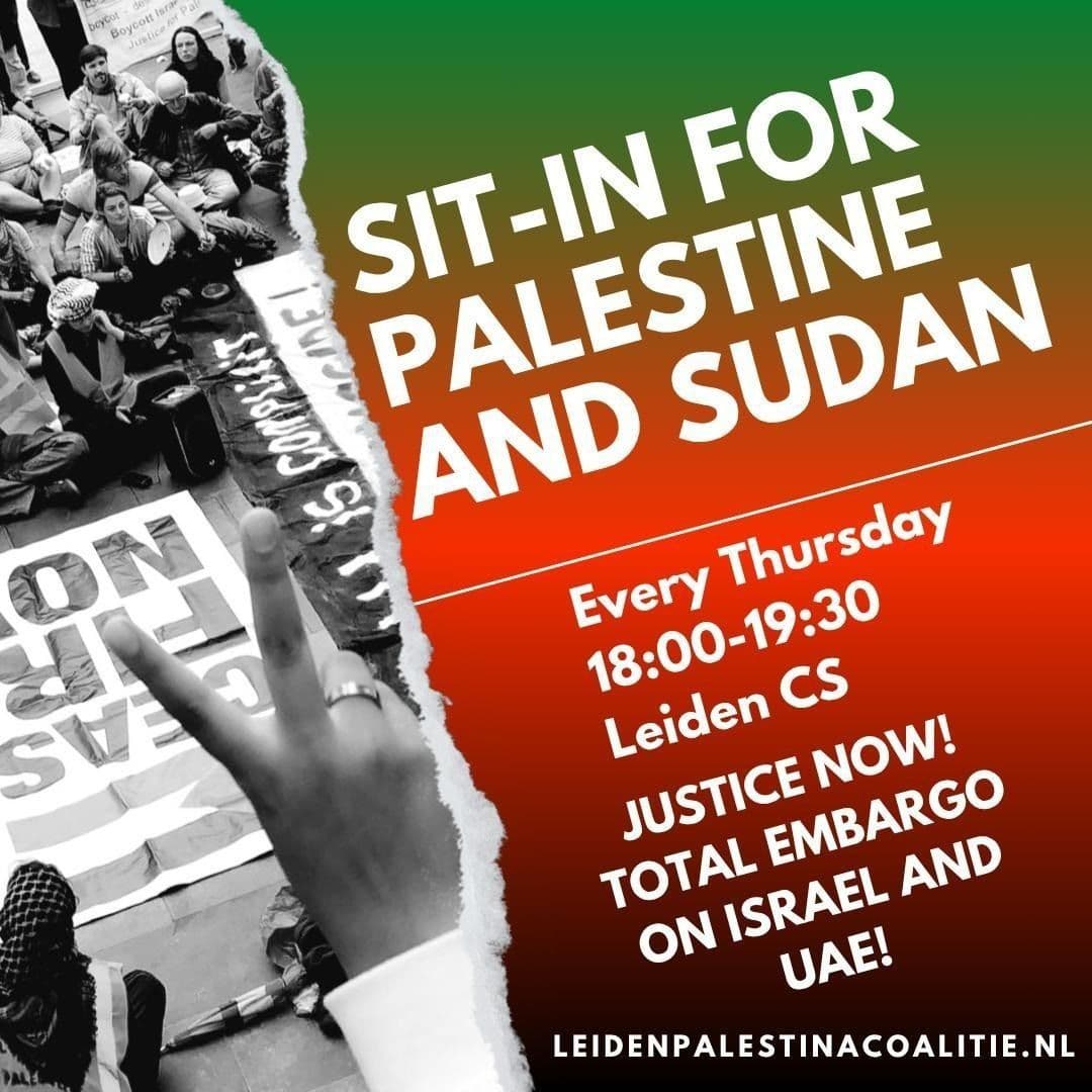 SIT-IN FOR PALESTINE AND SUDAN