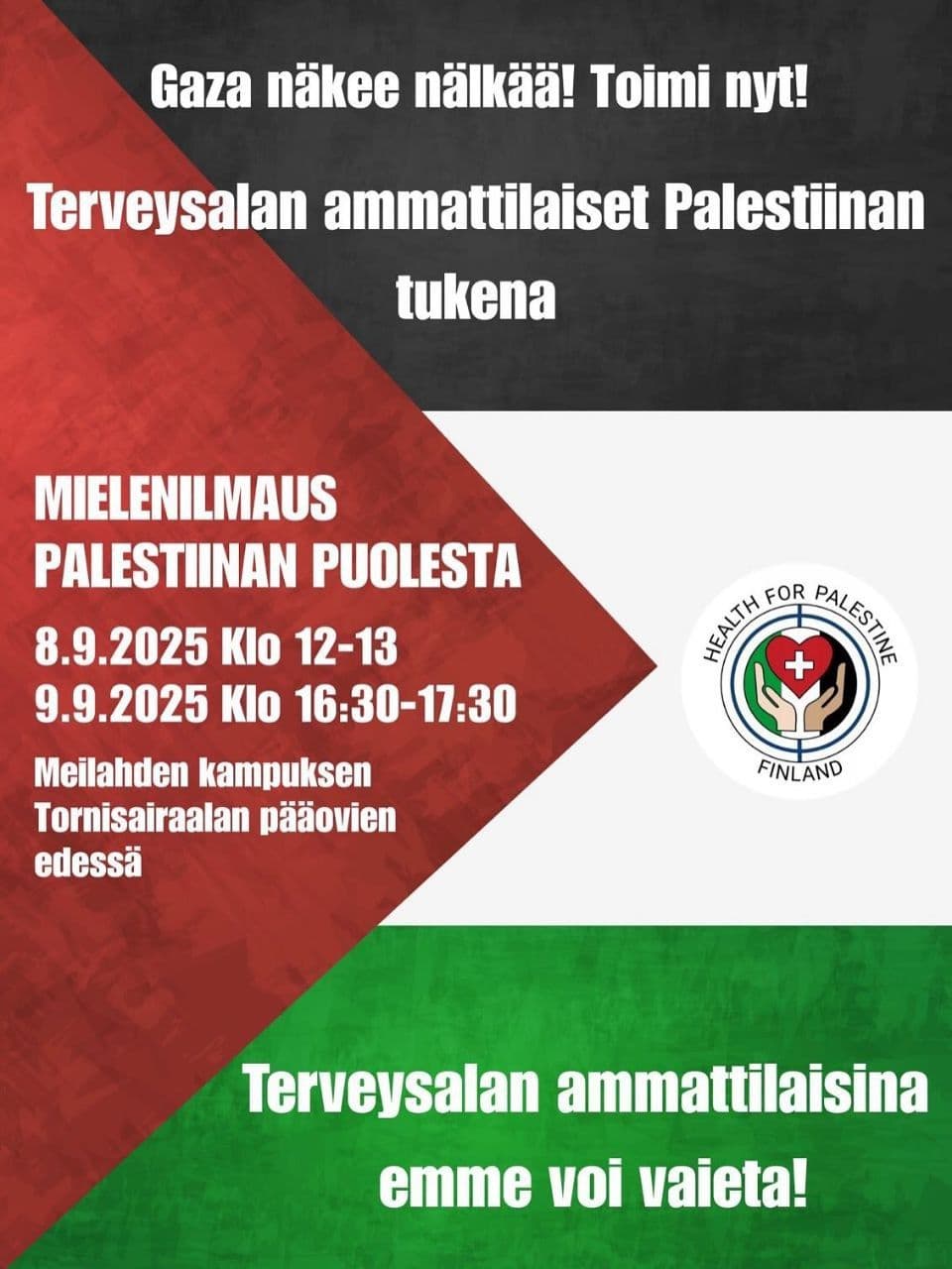 MIELENILMAUS PALESTIINAN PUOLESTA