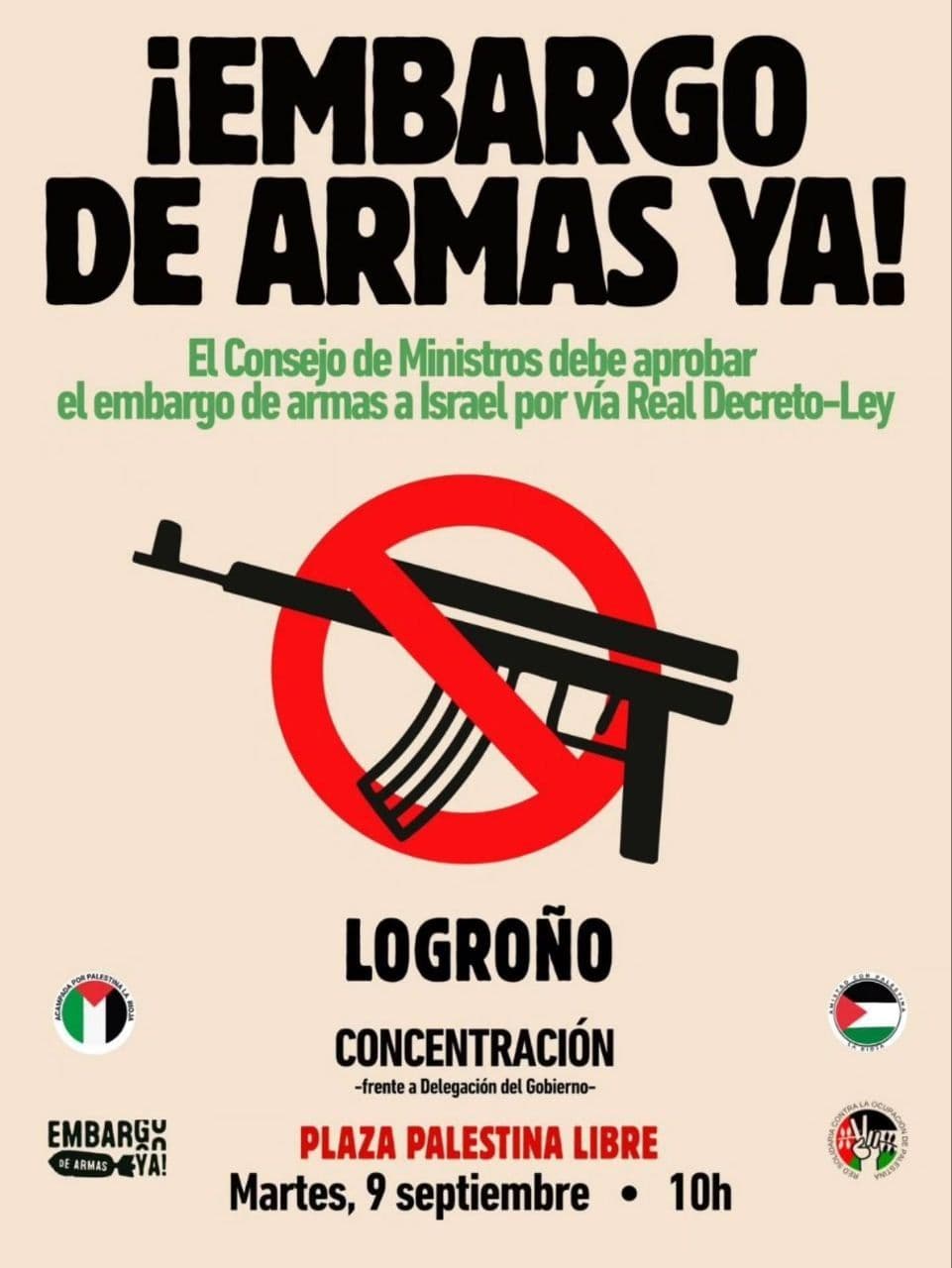 ¡EMBARGO DE ARMAS YA!