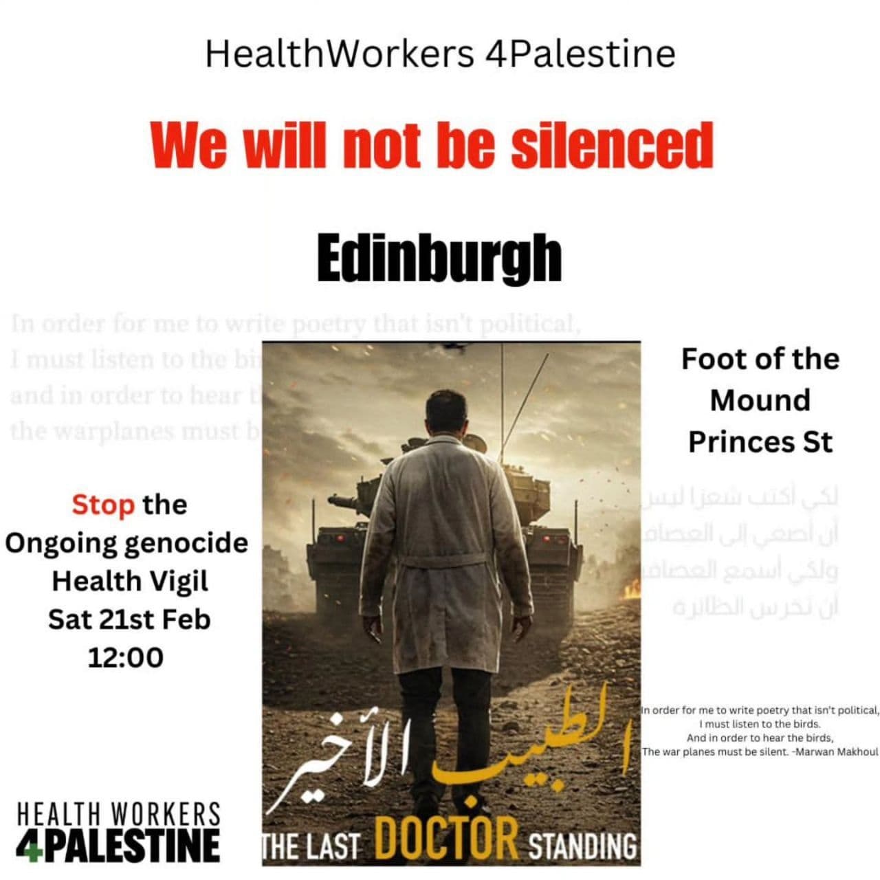 We will not be silenced