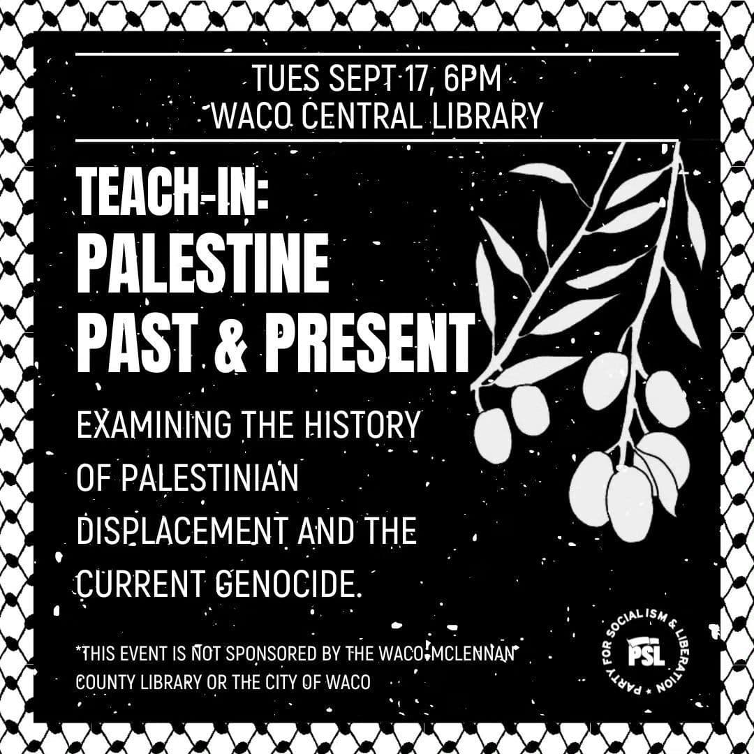 teach-in:PALESTINE PAST & PRESENT