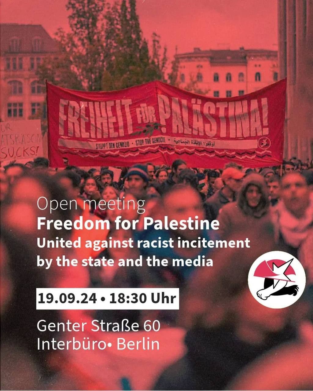 Open meeting Freedom for Palestine