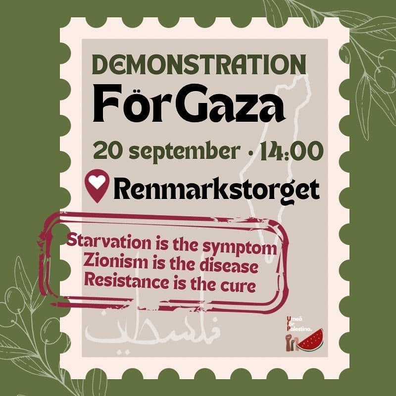 DEMONSTRATION FOR GAZA