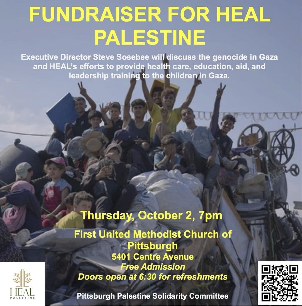 FUNDRAISER FOR HEAL PALESTINE