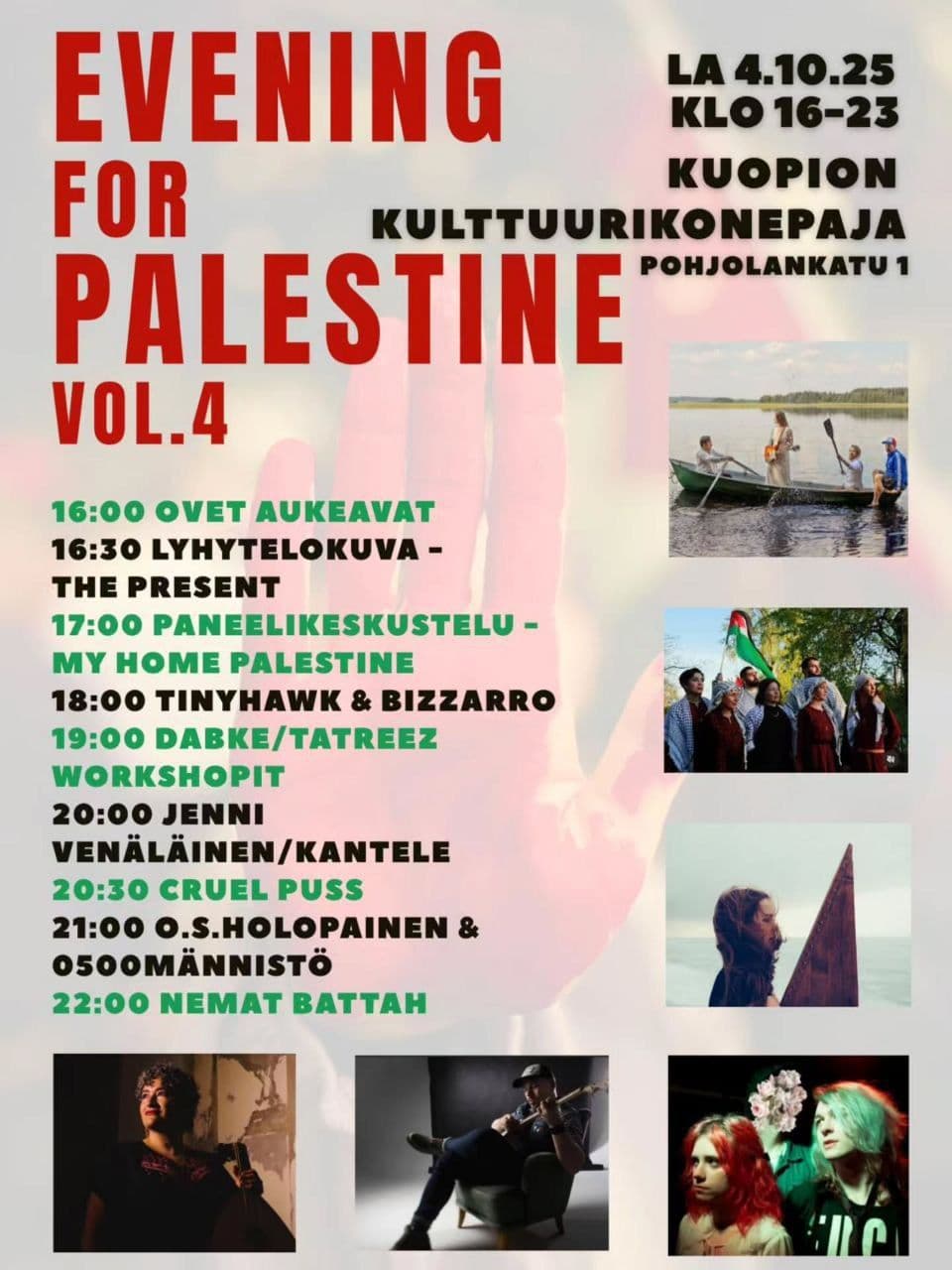 EVENING FOR PALESTINE