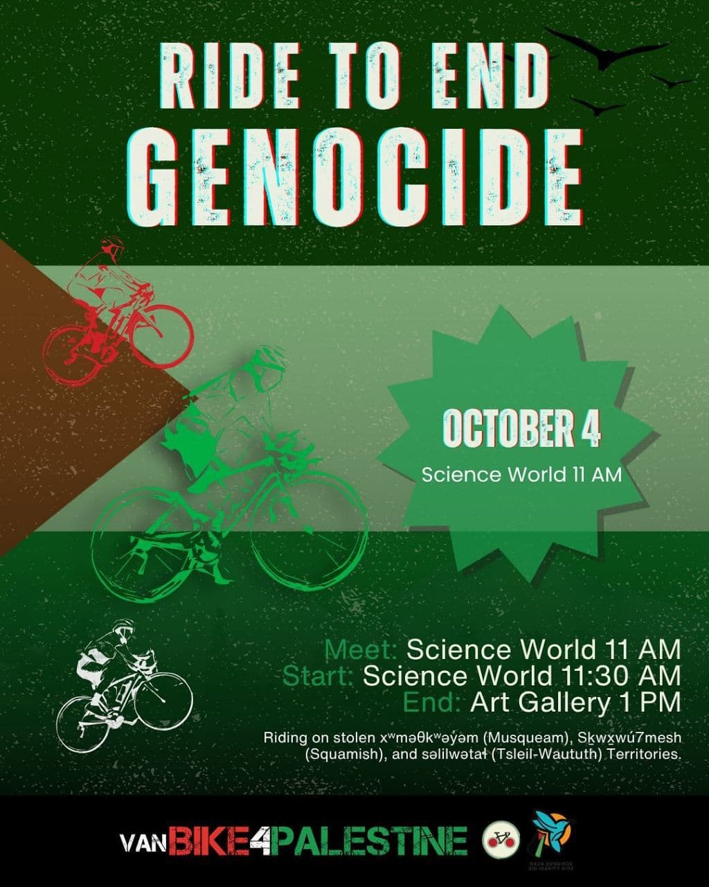 RIDE TO END GENOCIDE