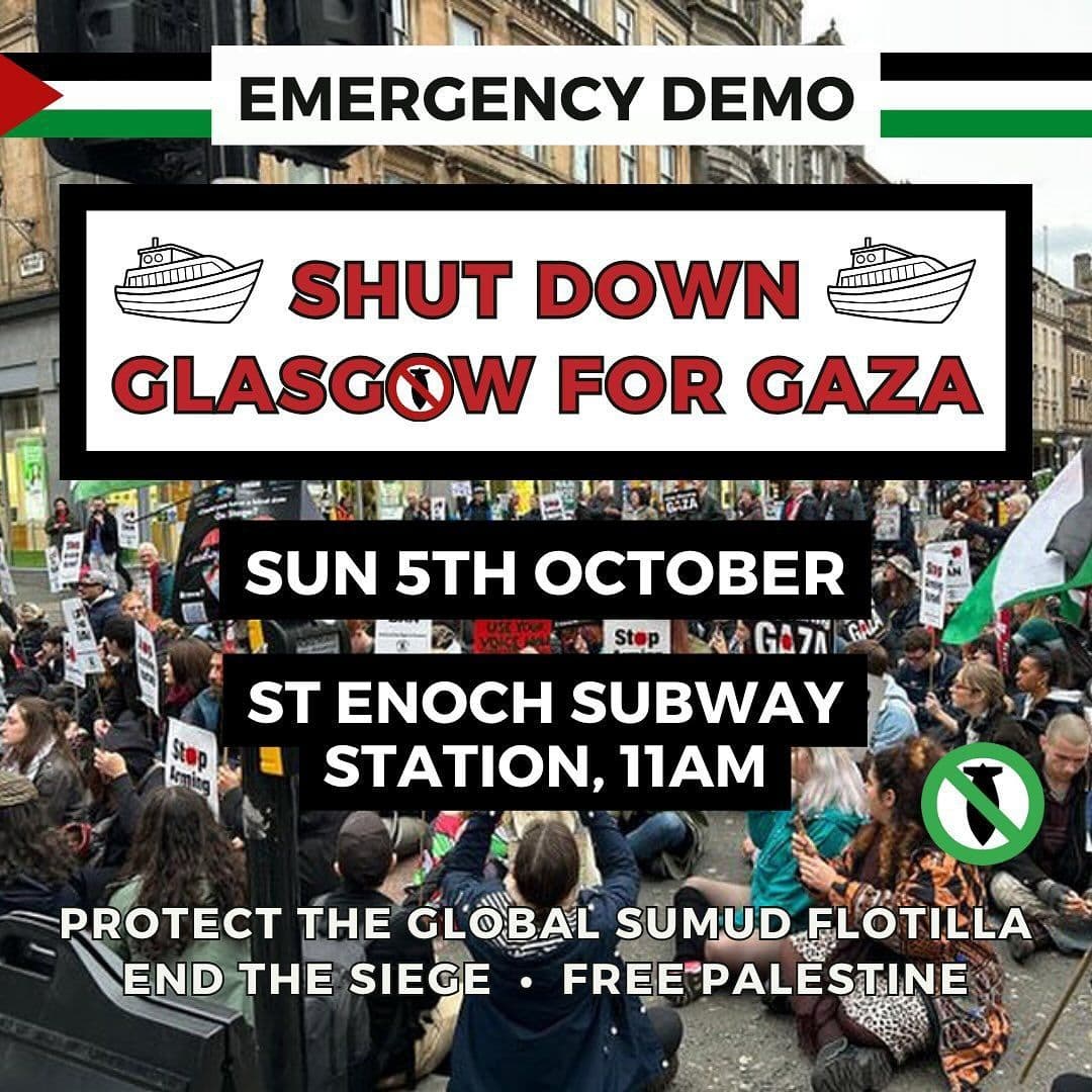 SHUT DOWN GLASGOW FOR GAZA
