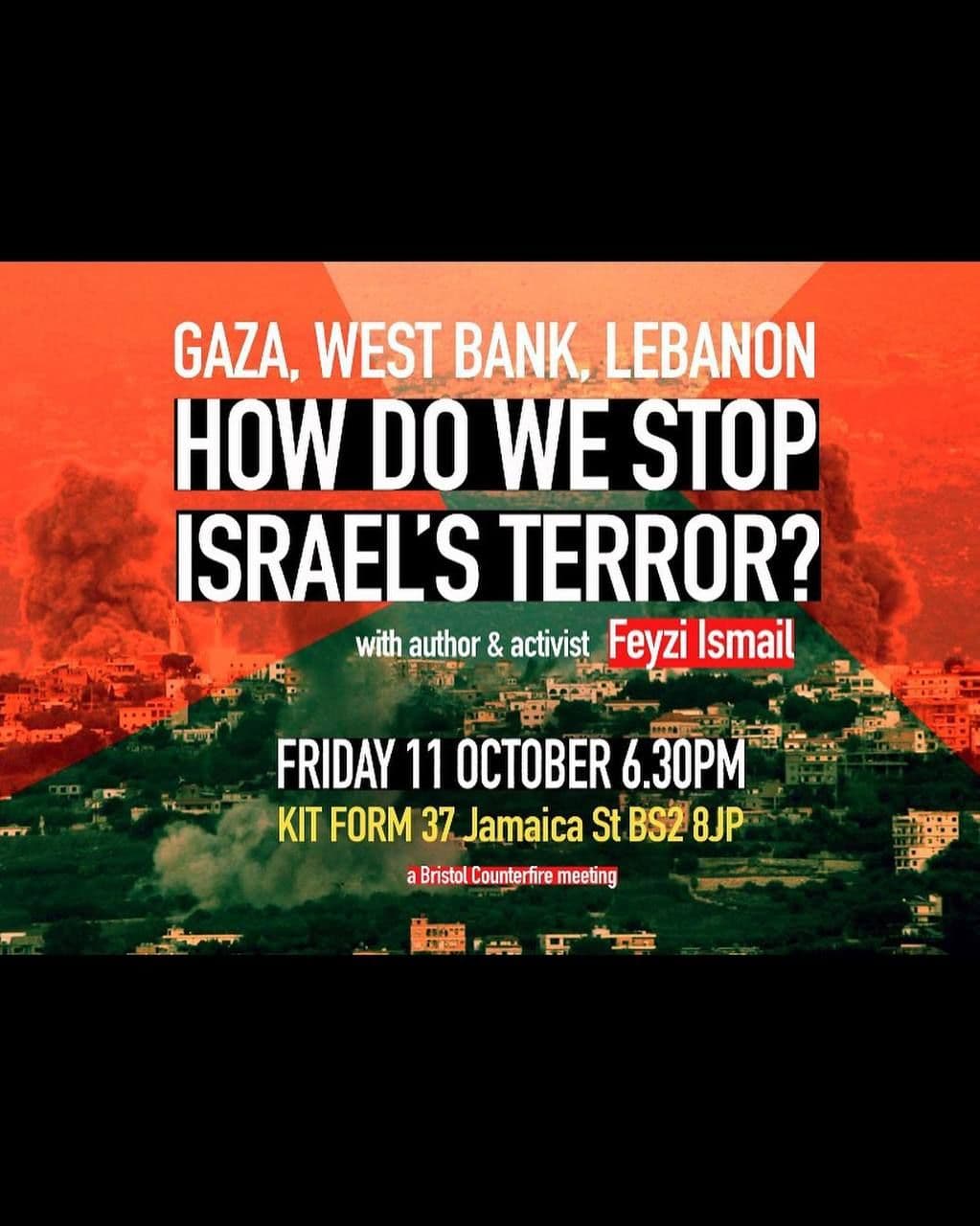 HOW DO WE STOP ISRAEL'S TERROR?