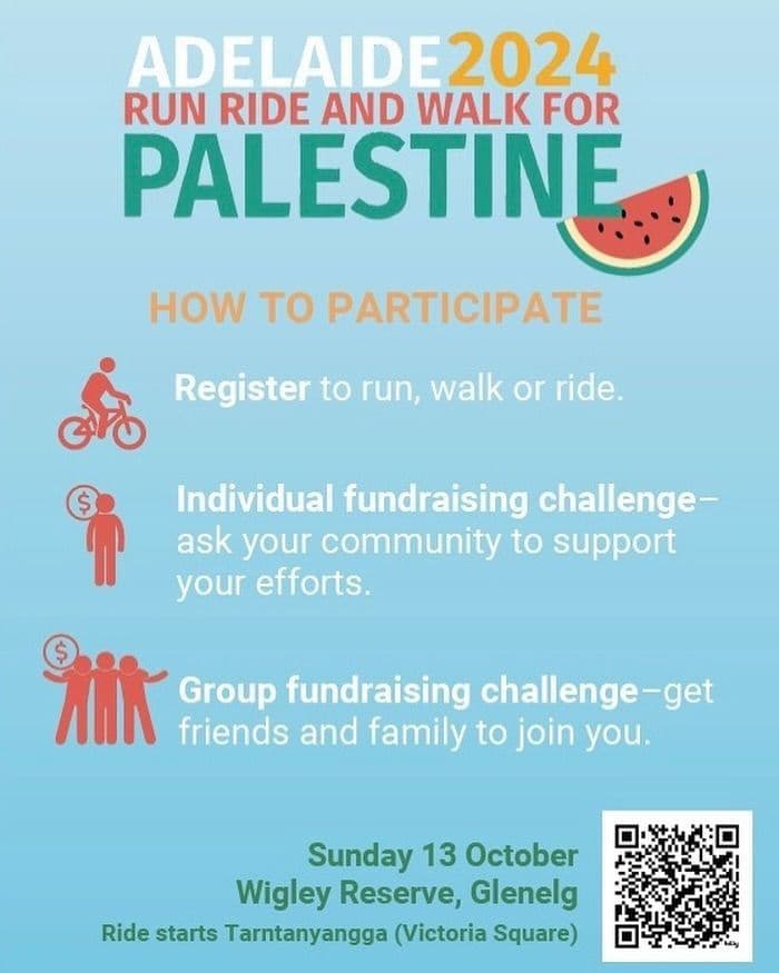 RUN RIDE AND WALK FOR PALESTINE