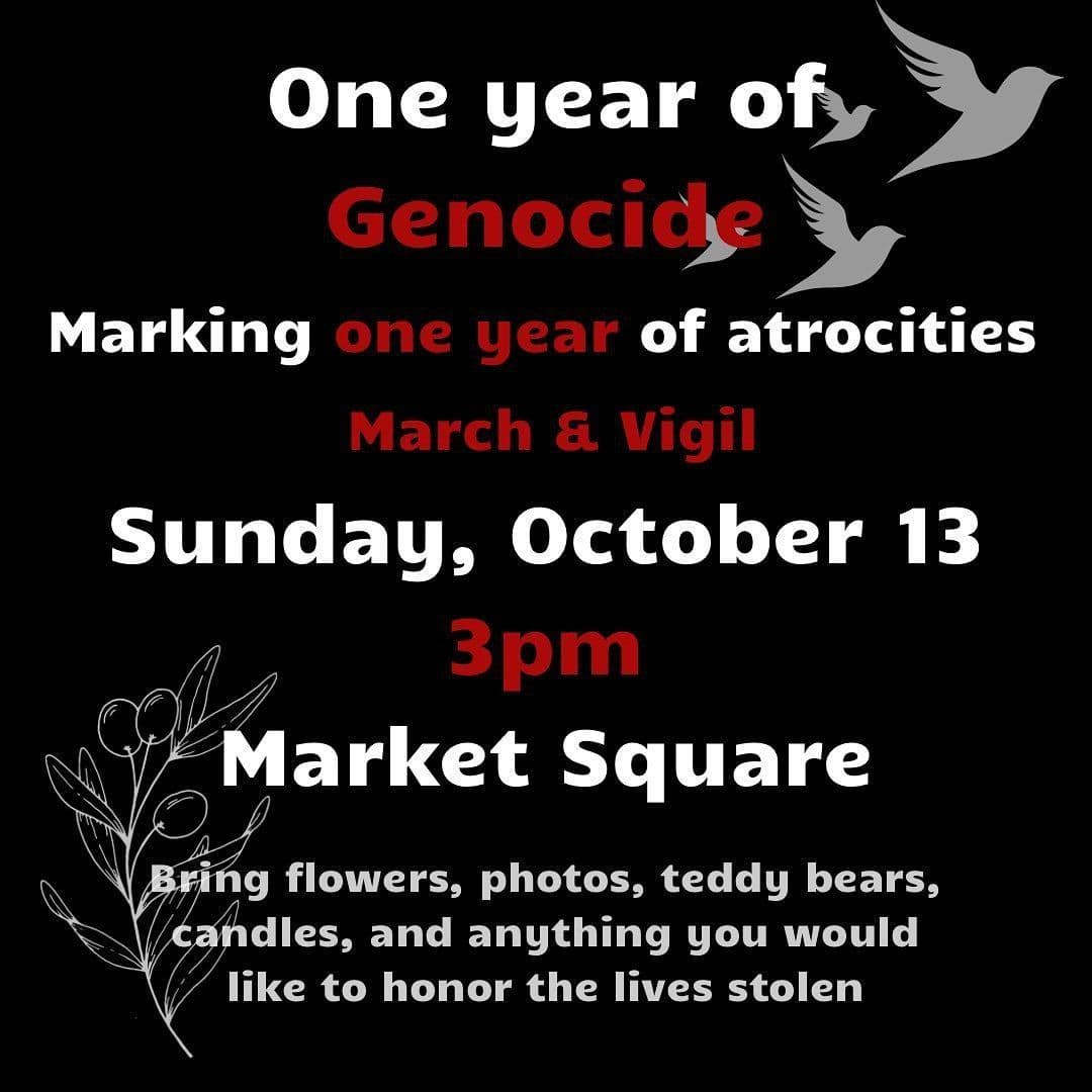 One year of Genocide Marking one year of atrocities