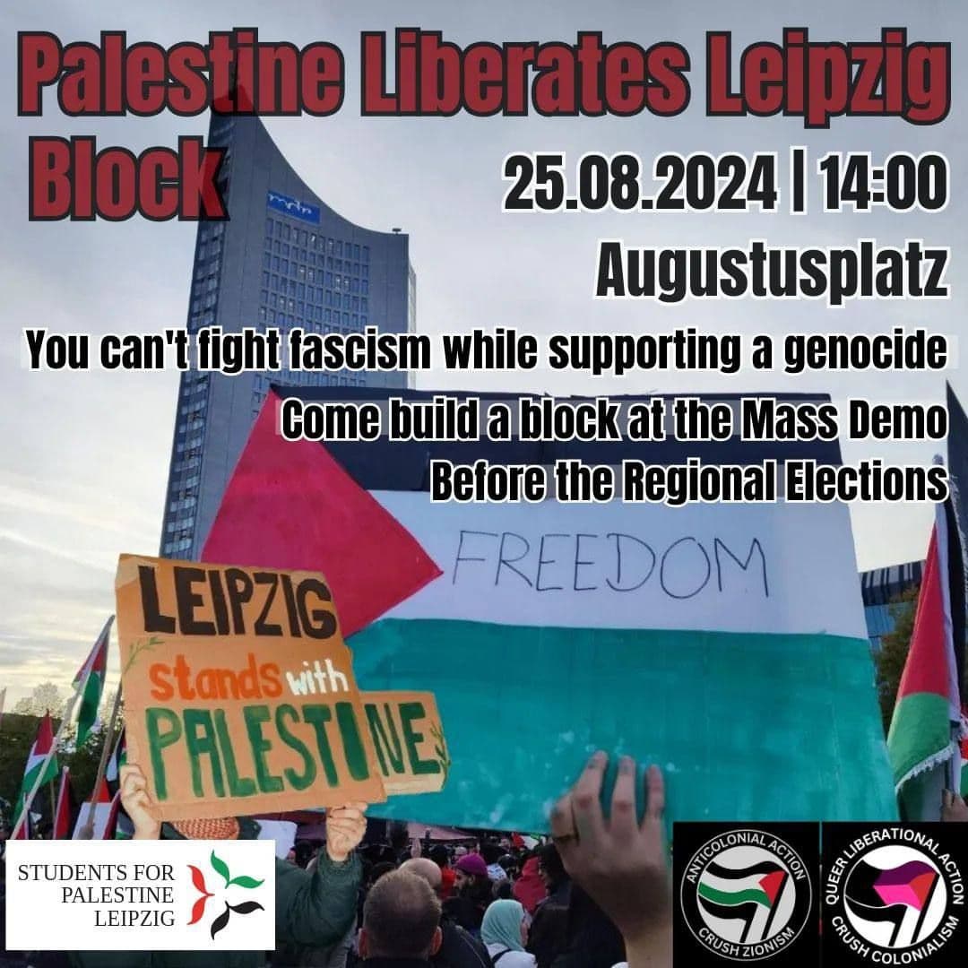 Palestine Liberates Leipzig Block