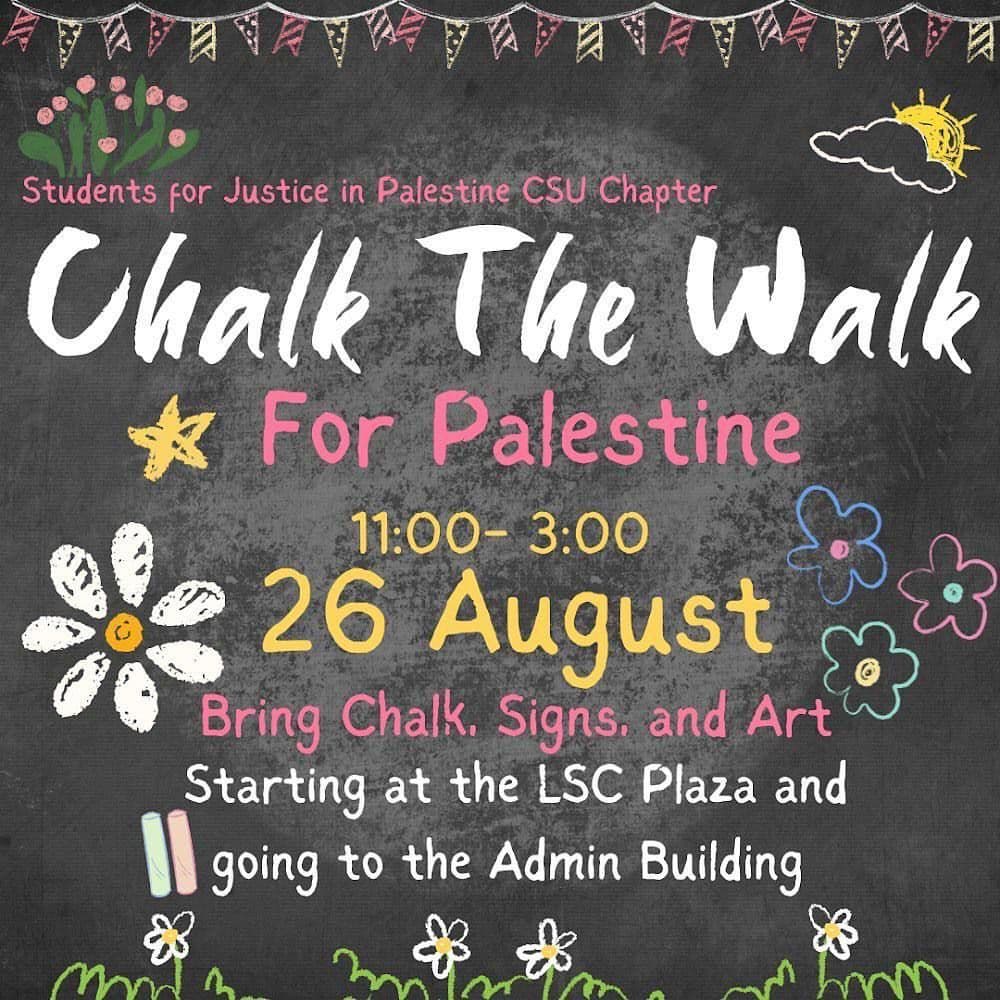 Chalk The Walk For Palestine