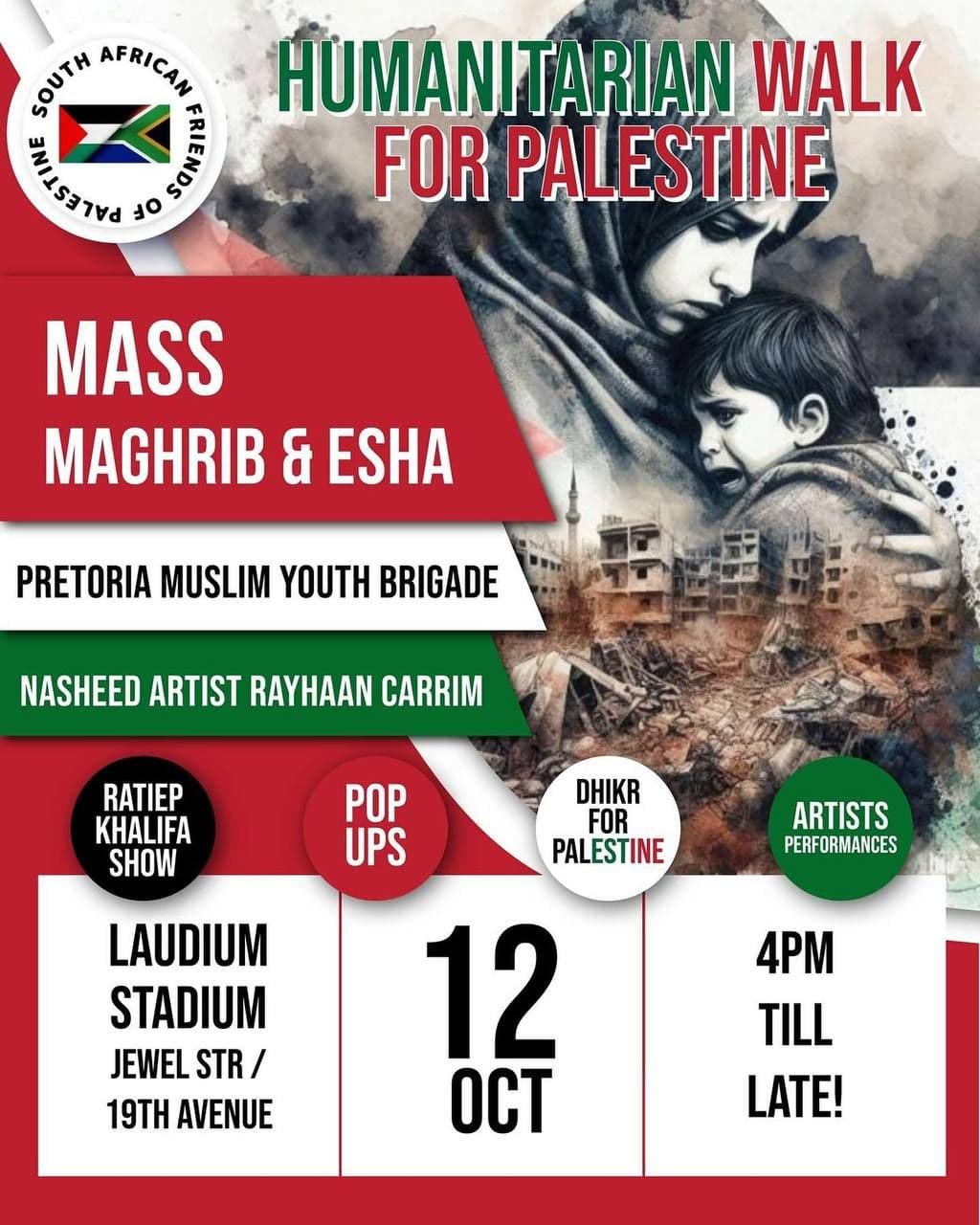 HUMANITARIAN WALK FOR PALESTINE