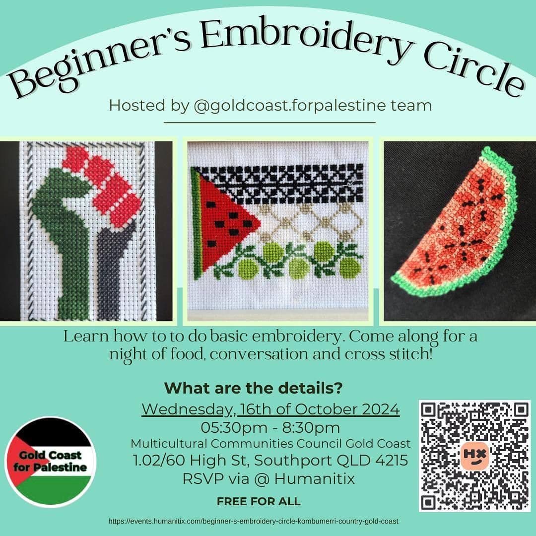 Beginner's Embroidery Circle