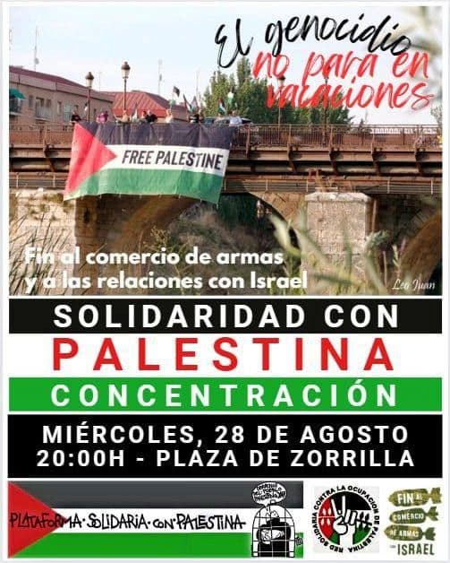 SOLIDARIDAD CON PALESTINA CONCENTRACIÓN