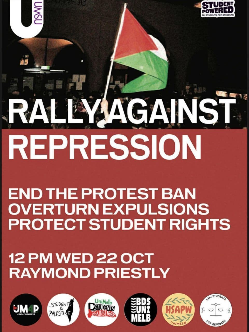 RALLY AGAINST REPRESSION