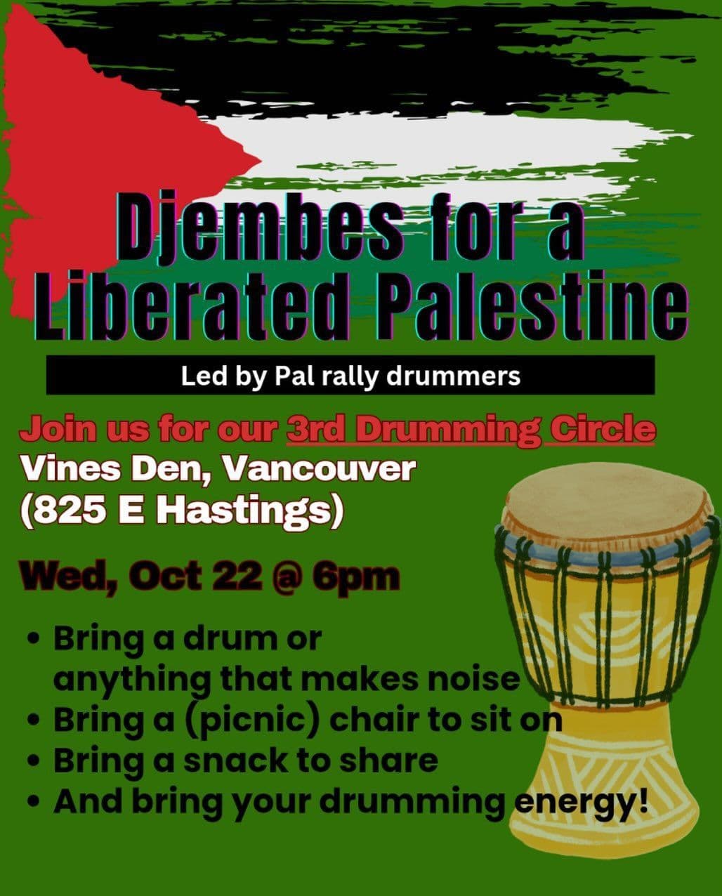 Diembes for a Liberated Palestine
