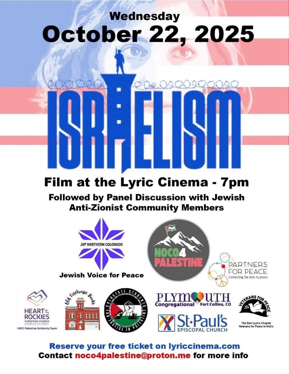ISRAELISM Film at the Lyric Cinema