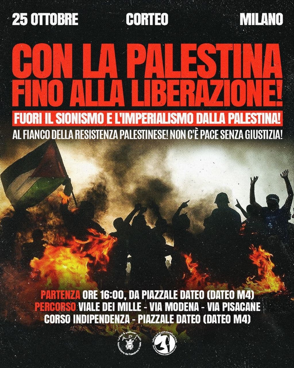 CON LA PALESTINA FINO ALLA LIBERAZIONE!