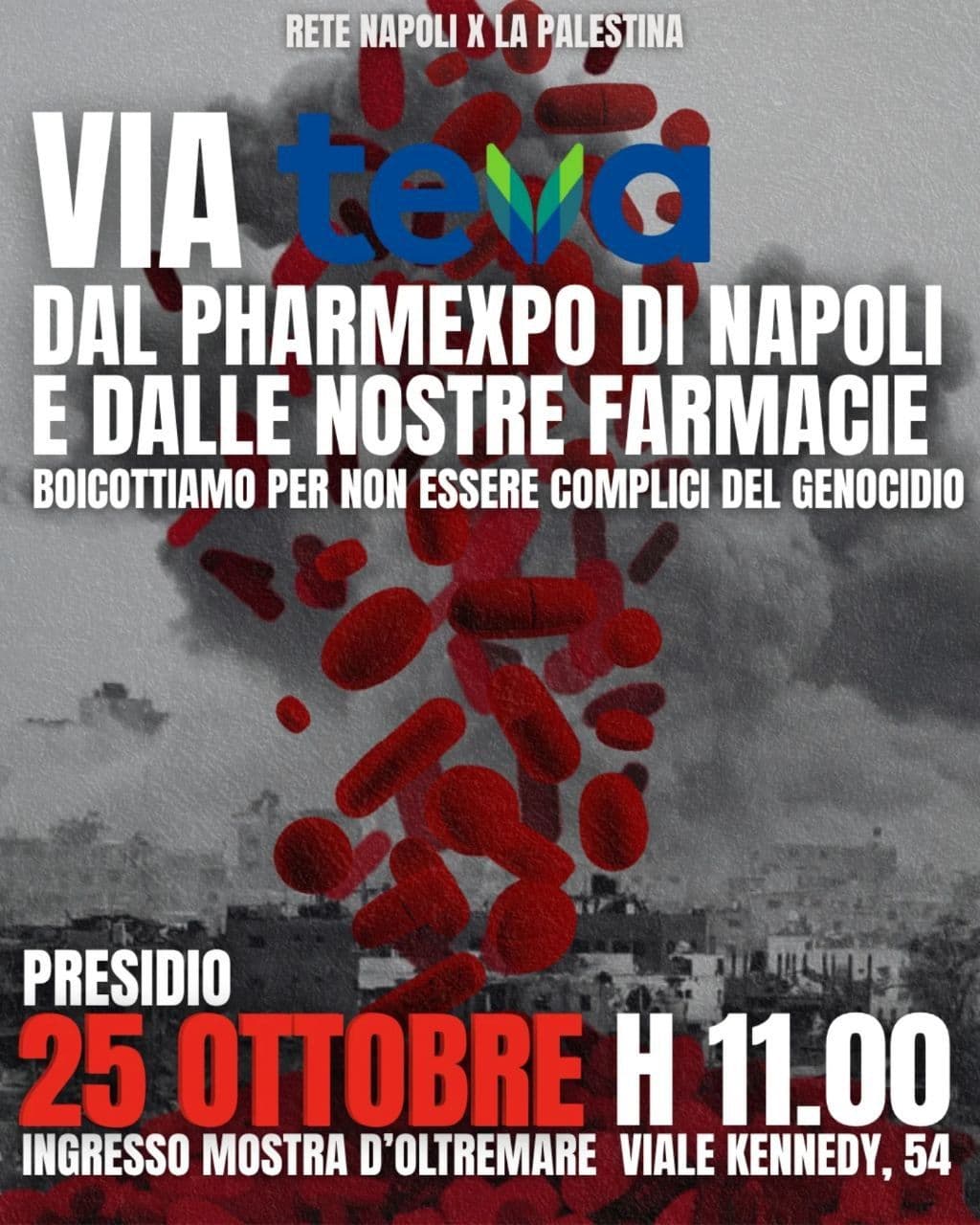 VIA TEVA DAL PHARMEXPO DI NAPOLI E DALLE NOSTRE FARMACIE!