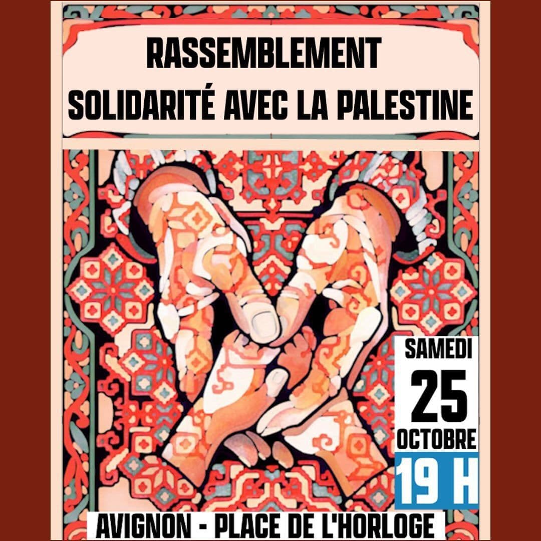 RASSEMBLEMENT SOLIDARITÉ AVEC LA PALESTINE
