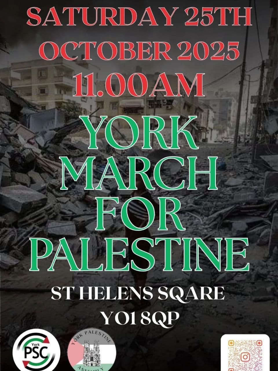 YORK MARCH FOR PALESTINE