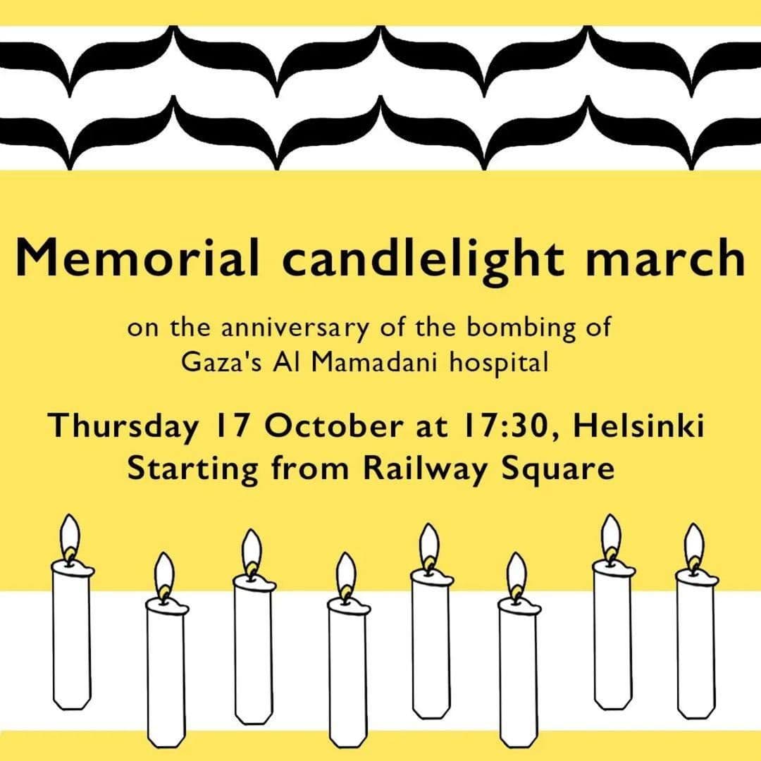 Memorial candlelight march