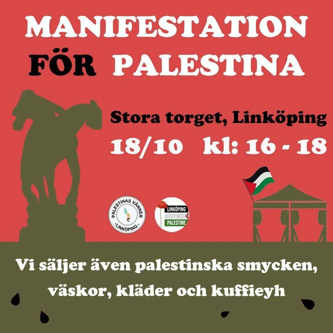 MANIFESTATION FÖR PALESTINA