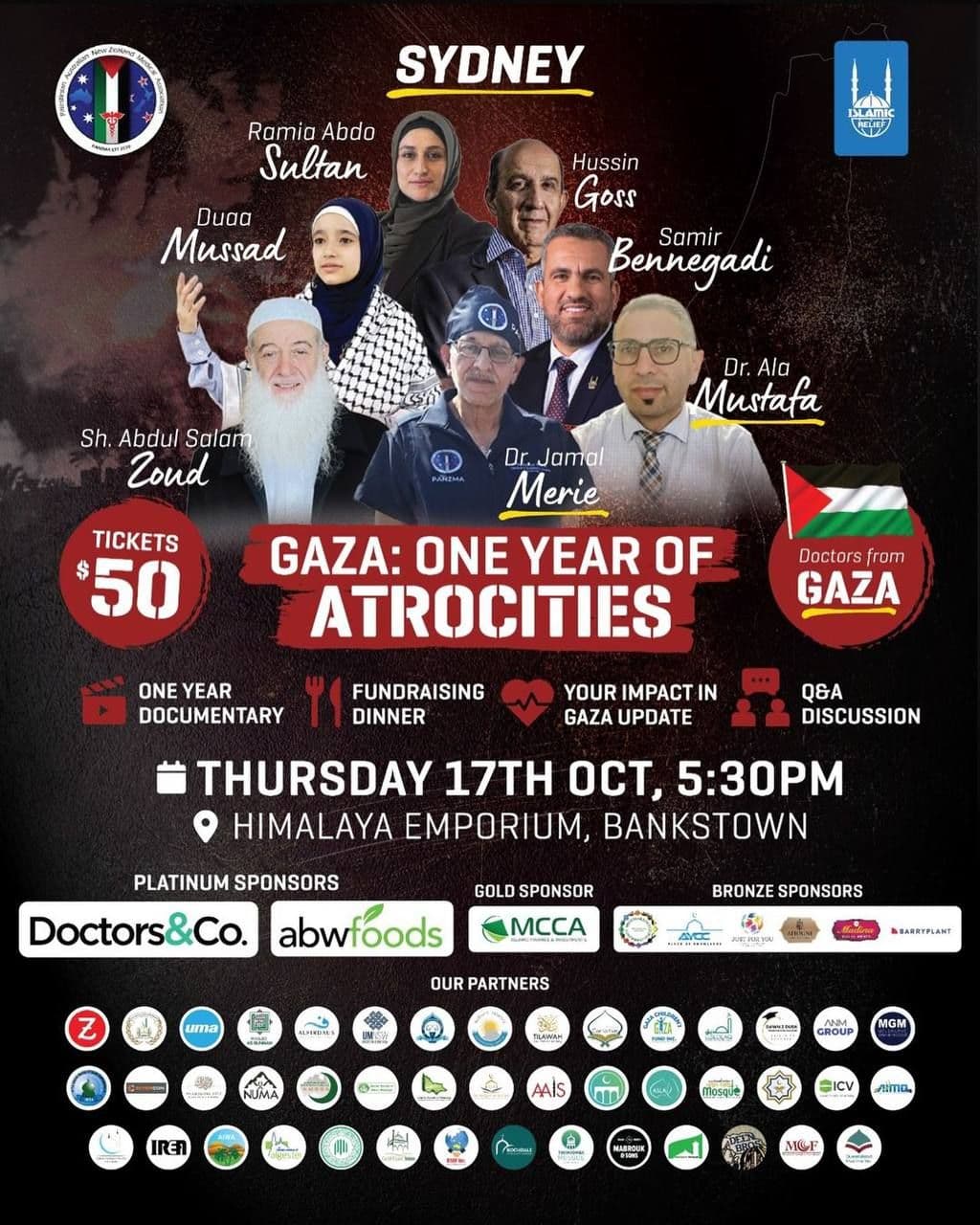 gaza: ONE YEAR OF ATROCITIES \ Brisbane