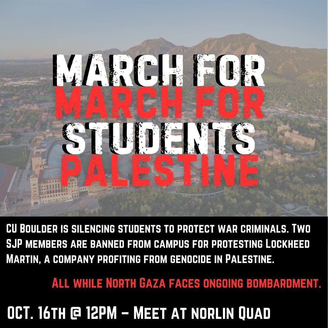 MARCH FOR STUDENTS PALESTINE