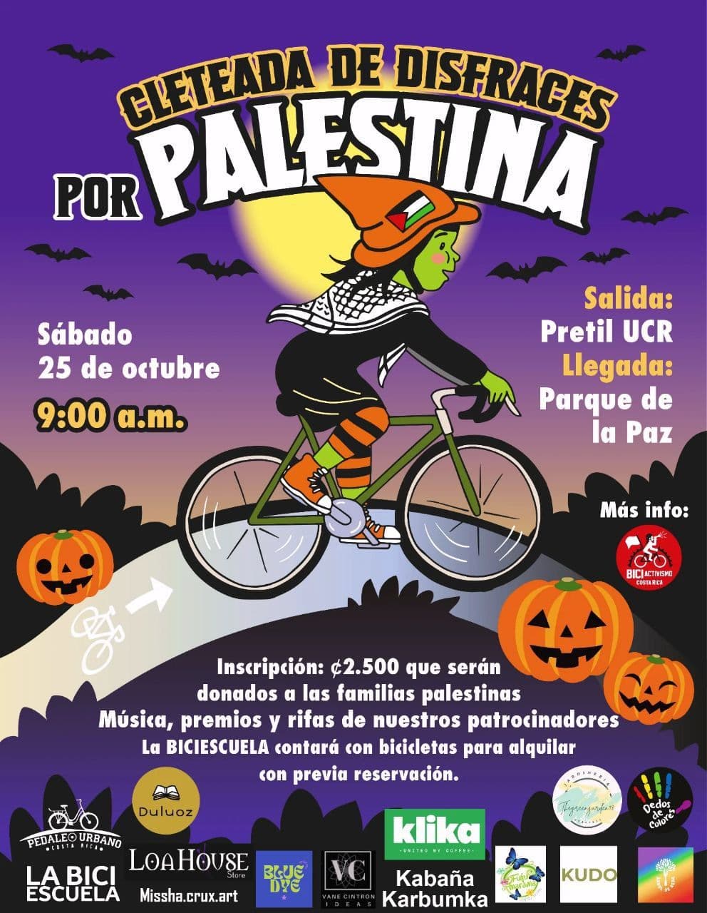 CLETEADA DE DISFRACES POR PALESTINA