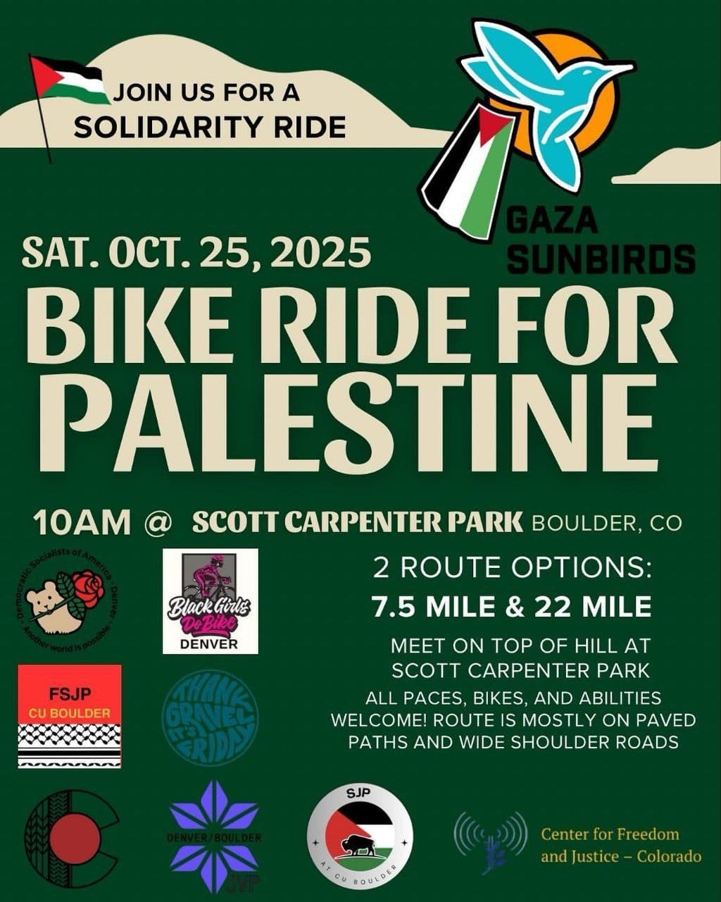 BIKE RIDE FOR PALESTINE