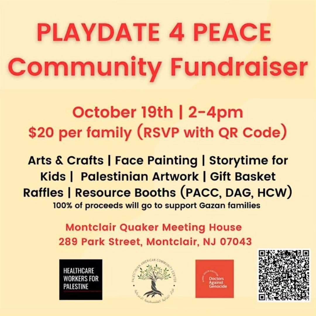 PLAYDATE 4 PEACE Community Fundraiser