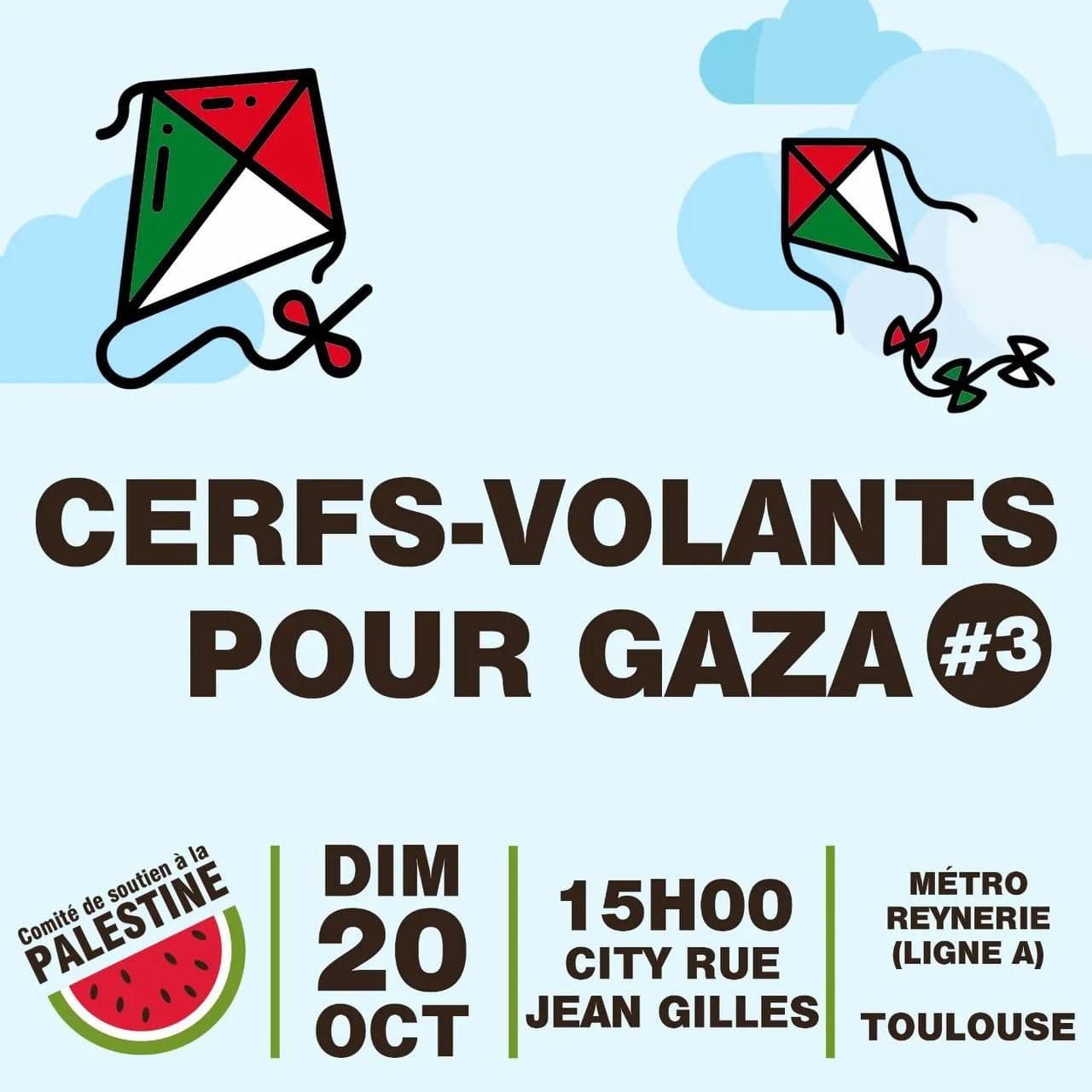 CERFS-VOLANTS POUR GAZA