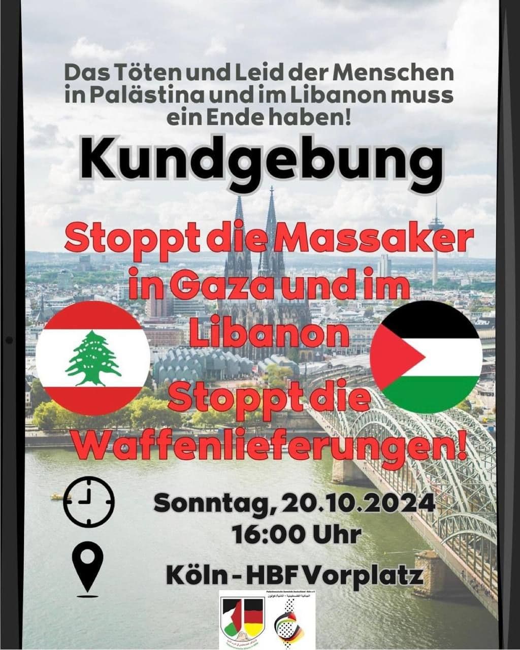 Stoppt die Massaker in Gaza und im Libanon