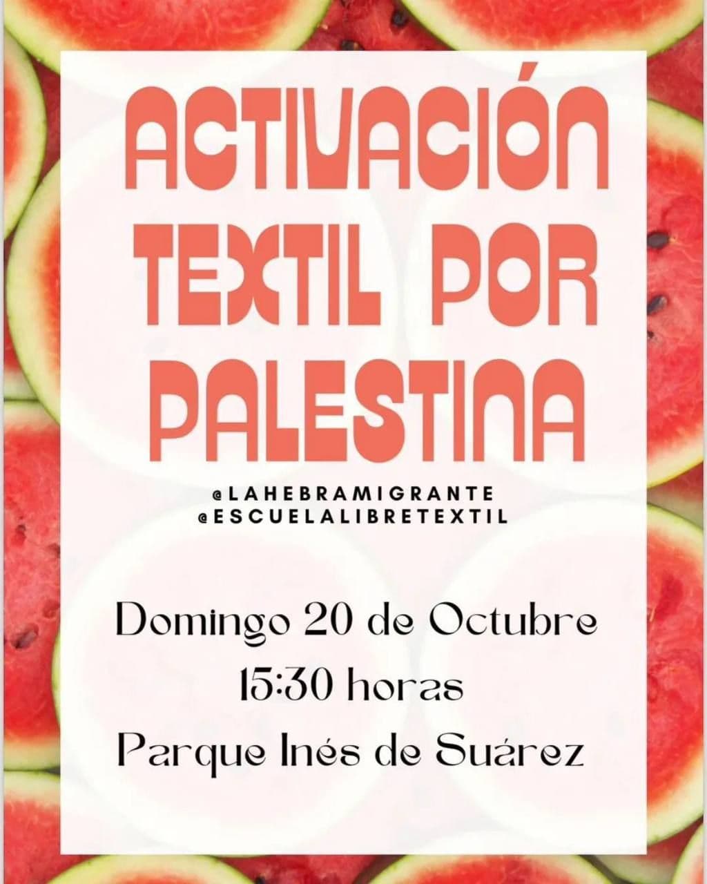 ACTIVACIÓn TEXTIL POR PALESTINA