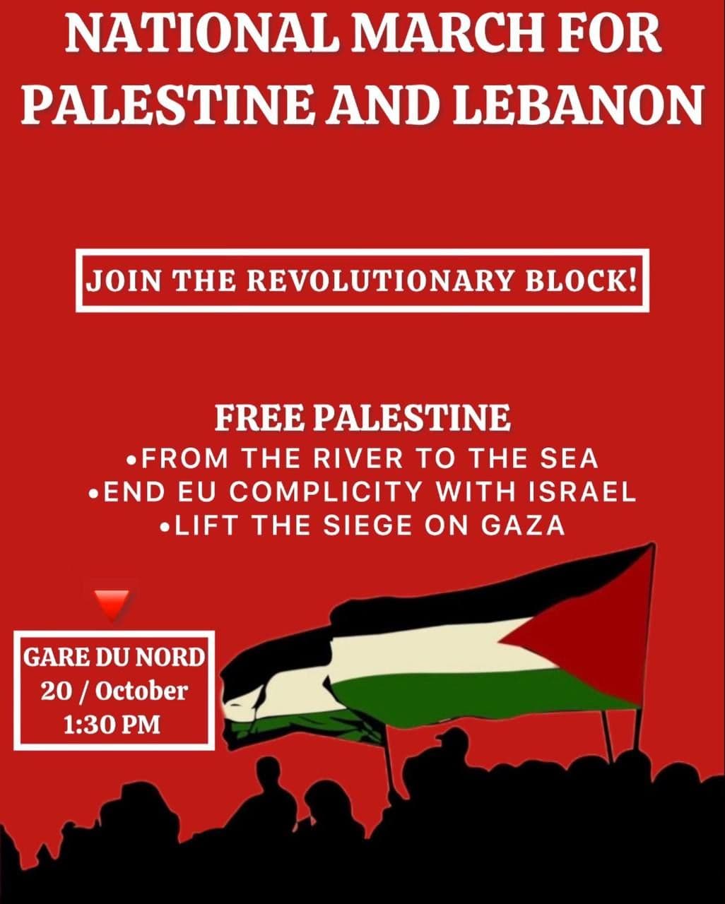 NATIONAL MARCH FOR PALESTINE AND LEBANON