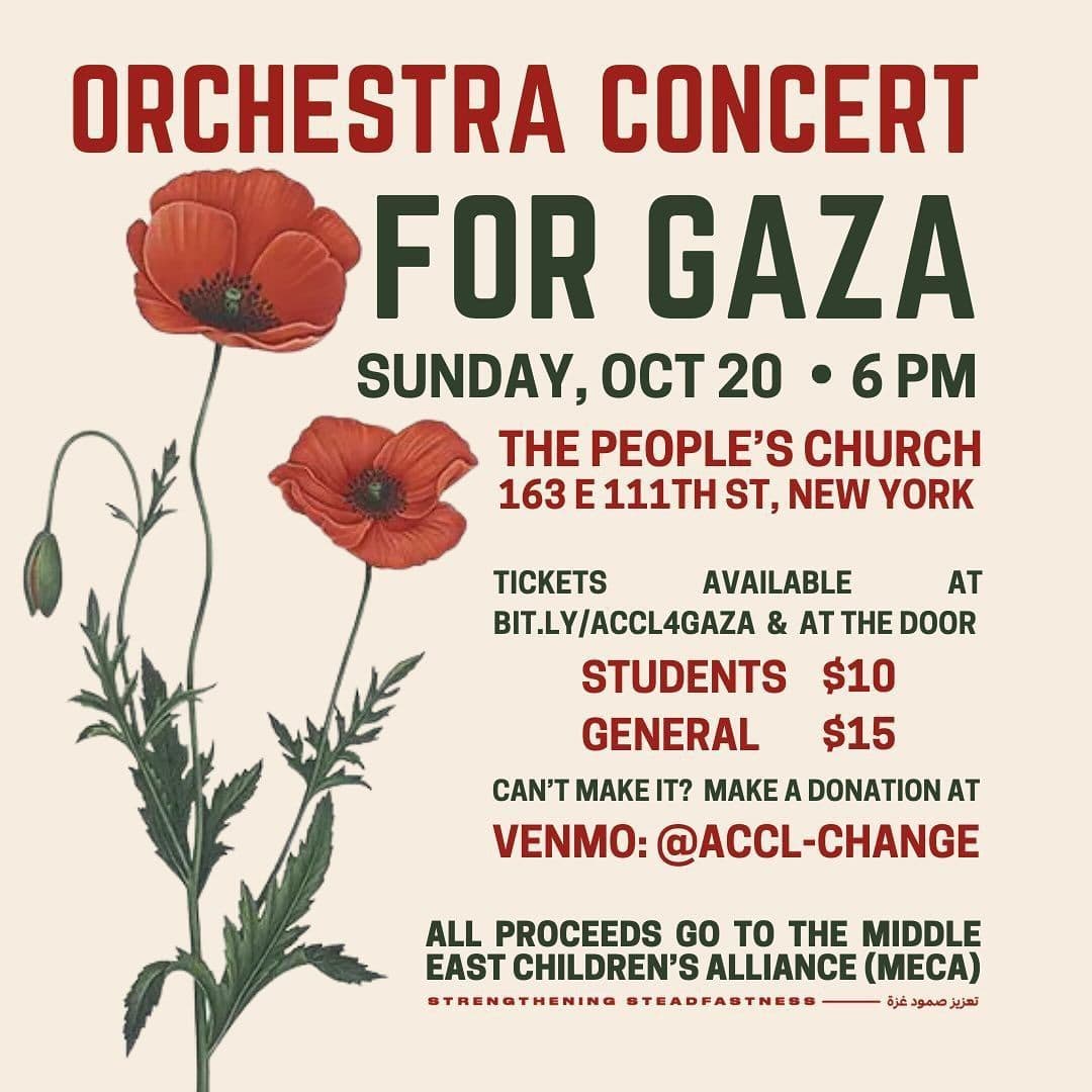 ORCHESTRA CONCERT FOR GAZA