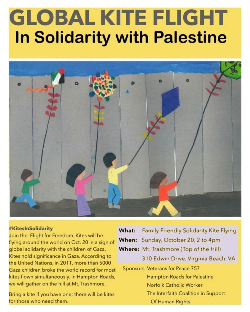 GLOBAL KITE FLIGHT In Solidarity with Palestine